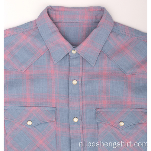 Groothandel effen kleur casual shirts met lange mouwen